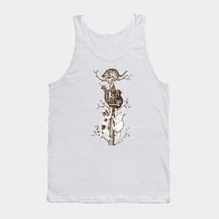 Cats Illustration Tank Top